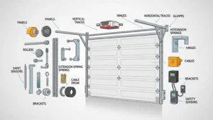 Garage Door Parts Guide: Complete List & How They Work